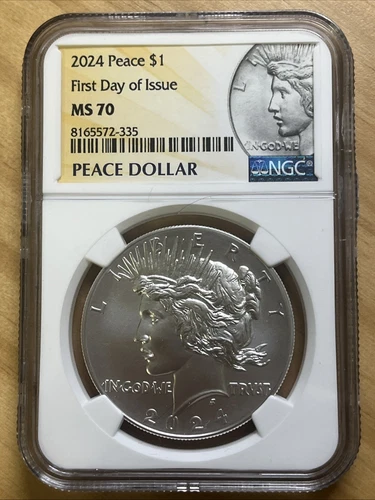 2024 $1 Peace Silver Dollar - NGC MS70