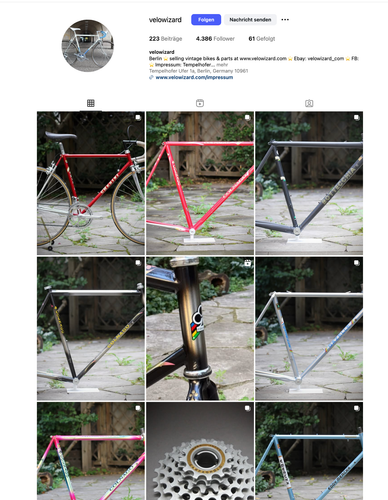 Battaglin Columbus Cromor Frame / 52 cm / Red / 1980s / #VELOWIZARD - Picture 21 of 24