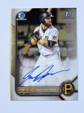 2022 Bowman Chrome 1st #CPA-JH Jack Herman Rookie Pirates Rookie Auto