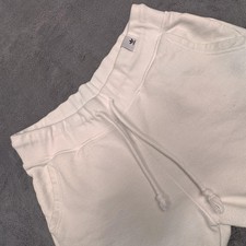 Adidas Originals Sweatpants Mens Medium White Fleece Jogger Pants Drawstring