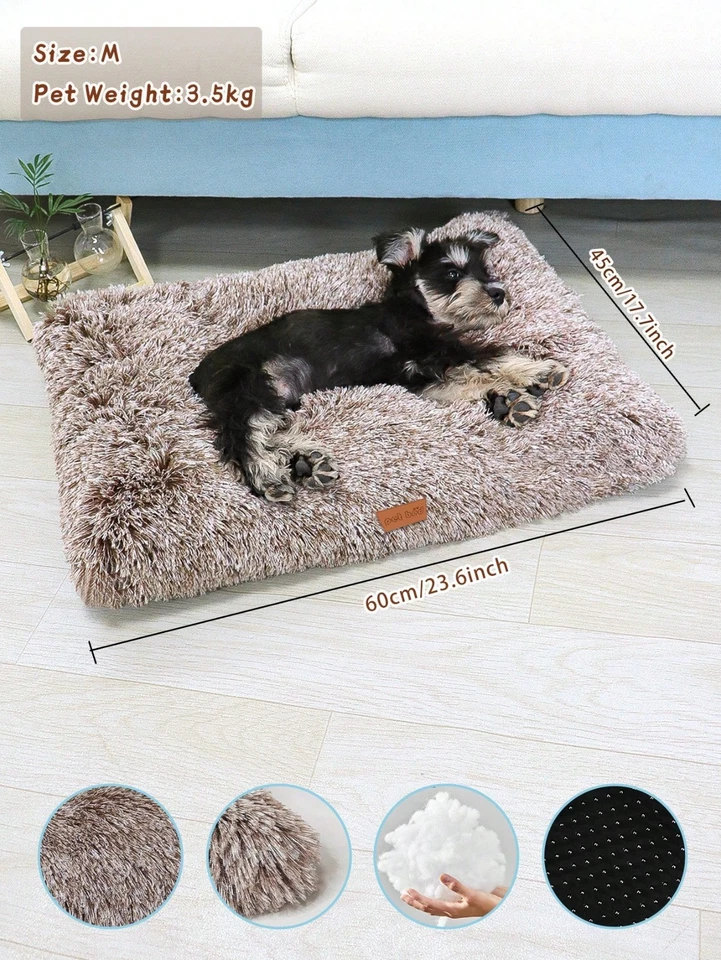 Cama para mascotas SUPER SUAVE perro gato nido calmante lavable redondo para perro pequeño mediano gato Foto 3 de 4