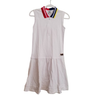 Karl Lagerfeld Kids half zip sleeveless dress sz 5, 10, 12