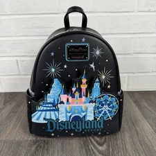 Loungefly 2024 Disney Parks Mini Backpack Disneyland Resort Icons Castle
