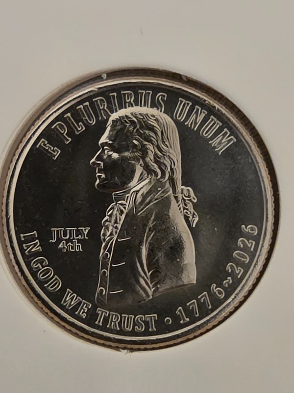 2026 "JULY 4th" Privy Mark - Declaration Of Independence Quarter