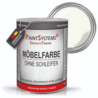 Möbellack ohne schleifen seidenmatt Möbelfarbe Holzlack Kreidefarbe für Möbel 1L