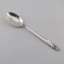 International Royal Danish Sterling Silver Demitasse Spoon - 4 1/4"