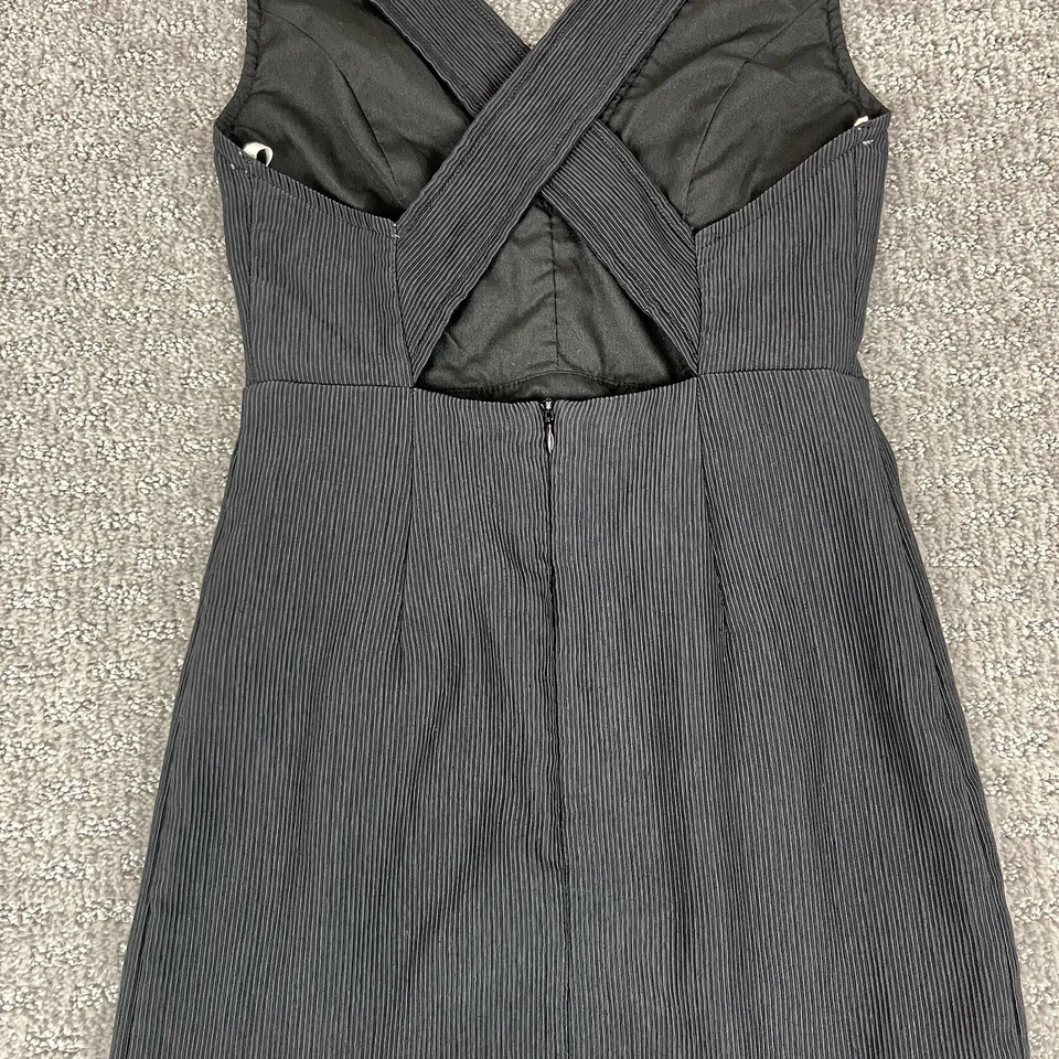 Vestido JOA Los Angeles para mujer extra pequeño mini funda sin mangas cuello en V Foto 3 de 4