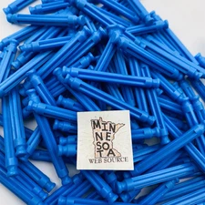 (50) K’NEX / Knex Blue Flexi Rods 2‑1/8” (54mm) – Standard Rare Parts