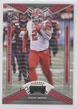 2020 Panini Chronicles Draft Picks Playoff Kickoff Zack Moss #8 02dq