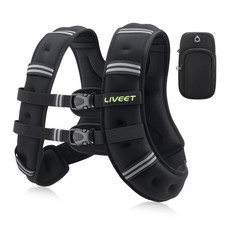 Liveet Weighted Vest, 15 lbs Weighted Vest for Women Men, Weight Vest with Re...