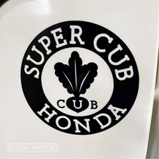 Cutting Sticker Ace Cafe style Super Cub sticker Cub master Honda JA61 JA44 AA09