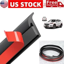 16Ft T-Type Universal Auto Roof Seal Strip Trim Top Windshield Rubber Seal Trim