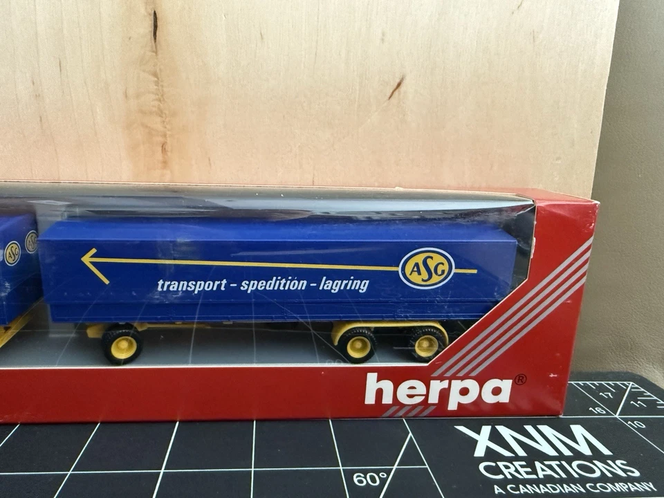 HERPA 140652 Scania 142 V8 Gigaliner Truck & Trailer - ASG - 1:87/HO - Image 4 of 4
