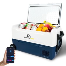 12 Volt Car Refrigerator, 37 Quart 35L Portable Freezer Car Fridge Large Zone