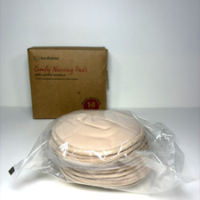 Absorbing  Comfy Contour Nursing Pads - 14 Washable Beige Breastfeeding Pads
