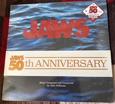 John Williams : Jaws - 50th Anniversary Mondo 2xLP (Blood & Water) NEW SEALED