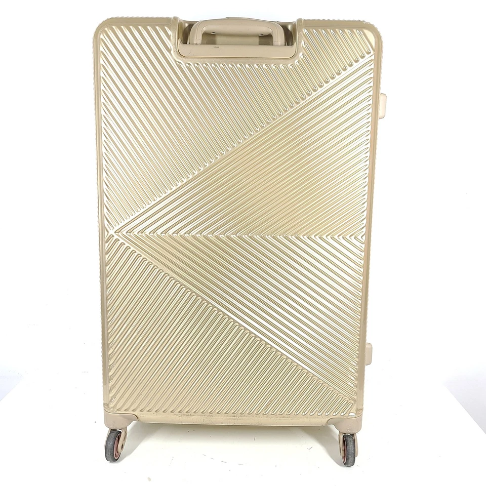 Equipaje de facturación Kensie Dawn 29" giratorio carcasa rígida expandible dorado pálido Foto 3 de 4