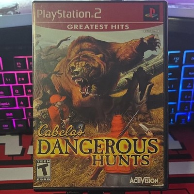 Cabela's Dangerous Hunts PlayStation 2 Case and Game Working