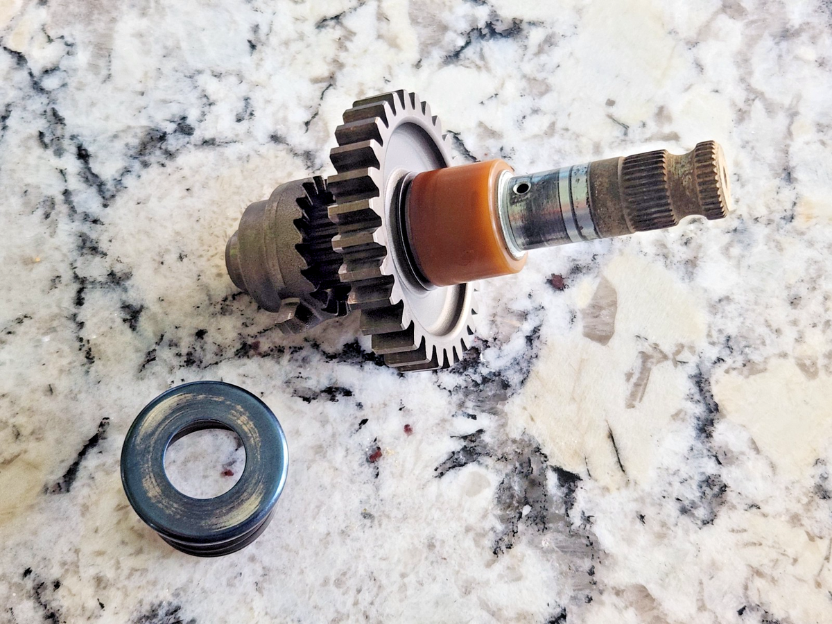 96 Honda Xr400r XR 400 Kick Start Shaft With Idle Gear for sale