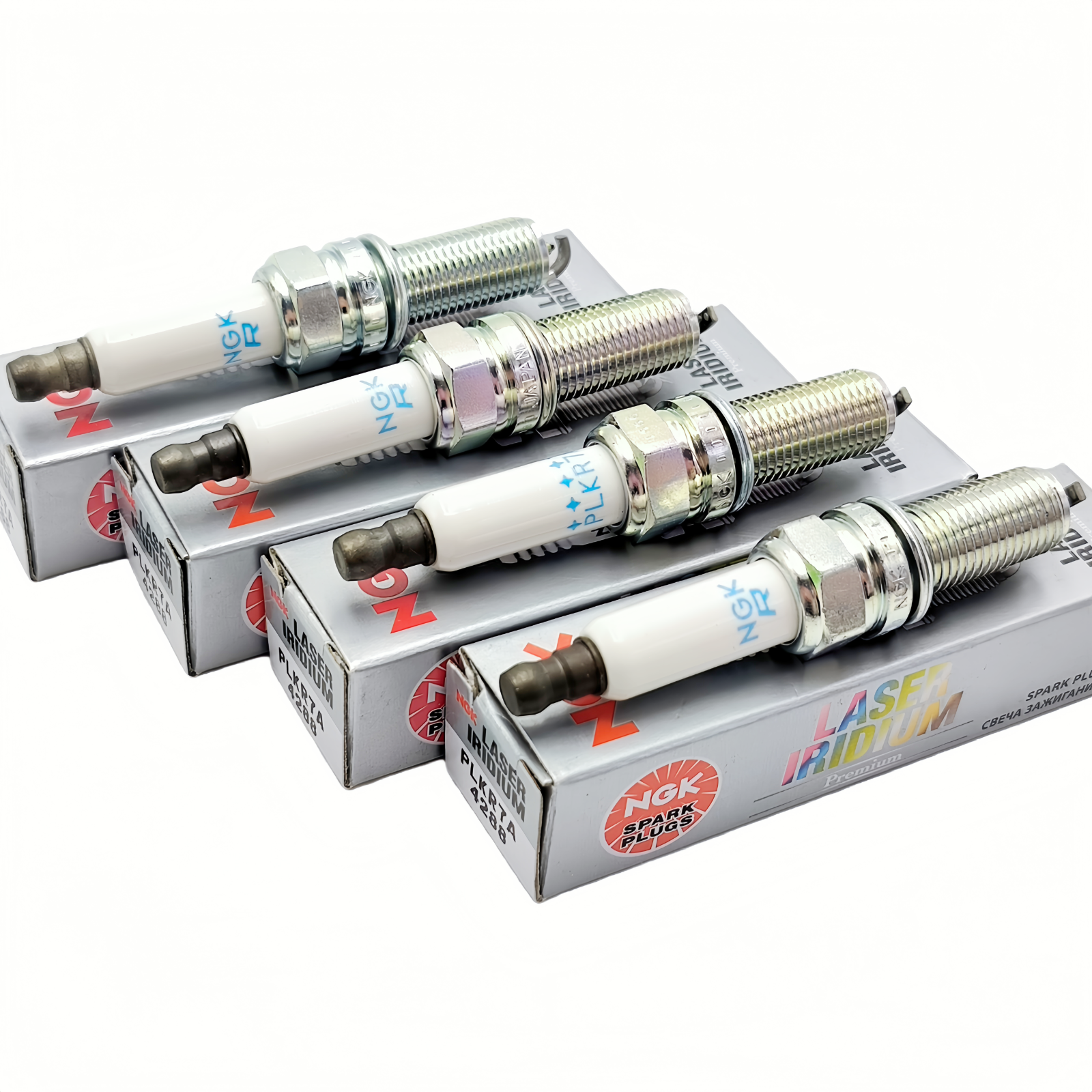 4x NGK PLKR7A 4288 Spark Plugs For MERCEDES W211 W212 W221 W203 W204 YR7MPP332
