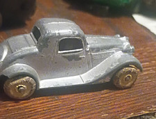 Hubley Vintage Cast Iron Toy Car Silver Coupe for Boys Girls Ages 8-17 Years