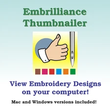 Embrilliance Thumbnailer - Embroidery Digitizing Software -LIFETIME LICENSE