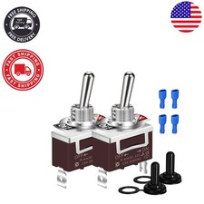 Spst Waterproof Toggle Switch 12v Dc 30a - Ideal For Boats And Vehicles Spst Waterproof Toggle Switch 12v Dc 30a - Ideal For Boats And Vehicles