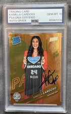 2024 Panini The National VIP Rated Rookie Gold Kamilla Cardoso /199 PSA 10 AUTO