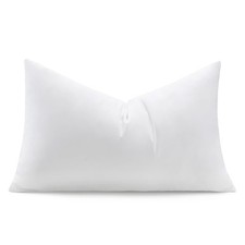 14x22 Feather Down Pillow Insert, 1 Pack Lumbar Throw Pillow Insert for Cou...