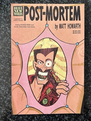 Post-Mortem Comic Book By Matt Howarth - Brave New Words