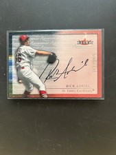 2000 fleer Autographics Rick Ankiel certified autograph/250