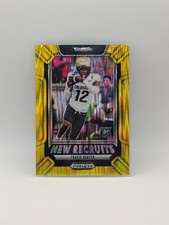 2025 Prizm Draft Travis Hunter Colorado Gold New Recruits /49 Number Match!