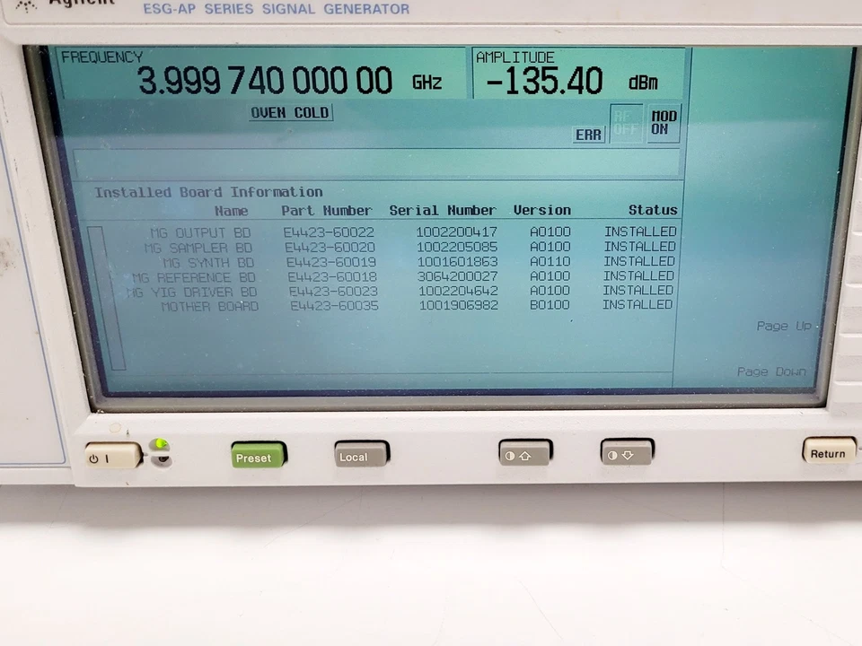 Agilent E4426B ESG-AP Serien-Signalgenerator - Bild 3 von 4