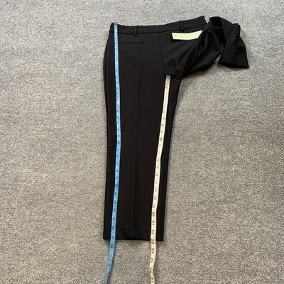 Rachel Zoe Pants Womens 8 Black High Rise Slim Leg Skinny Capri