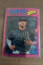 2026 Topps Heritage - Dane Myers #75 Chrome Pink Sparkle Refractor