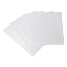 5 Pcs Corrugated Plastic Signs, 4mm 10 x 10 Inch White Corrugated Plastic Sheet
