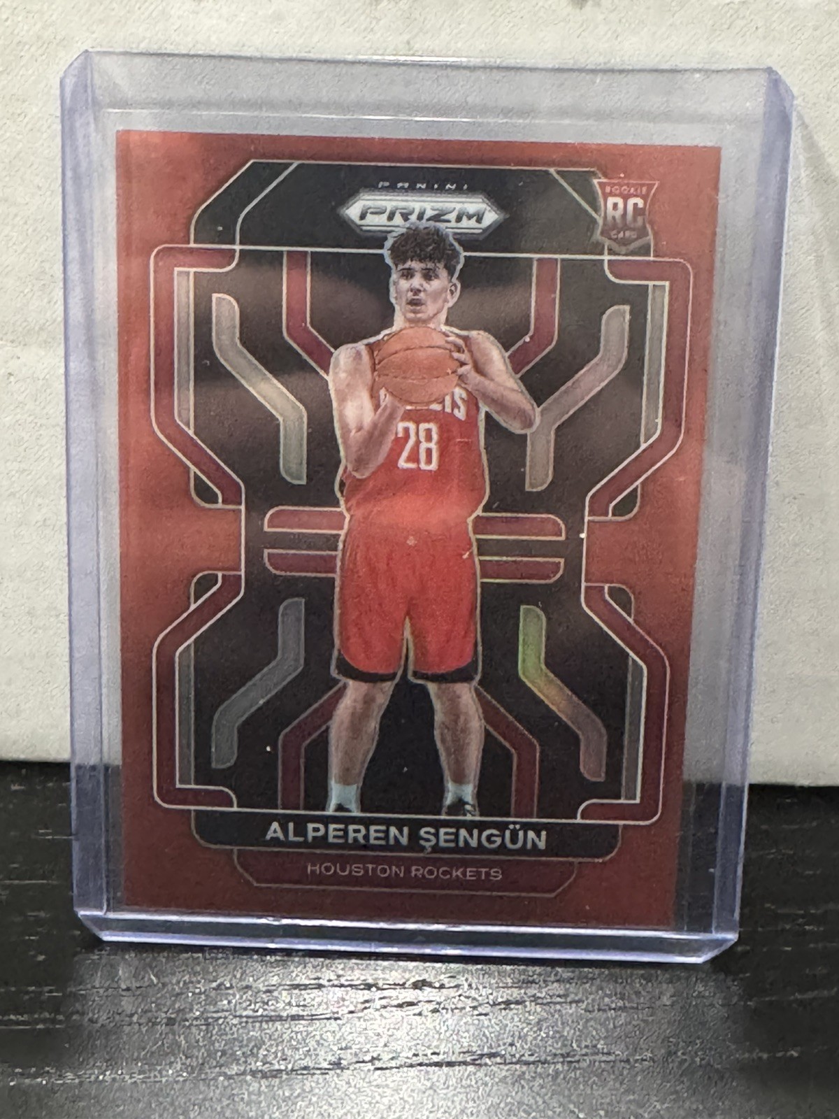 2021-22 Panini Prizm /299  Alperen Sengun Red Cracked Ice RC #318 rookie