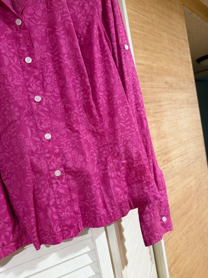 Merrell Women's Shirt Sz Large L bio-blend Button Down Hiking Outdoor, 2948 - Image 2 of 4