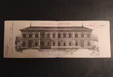 GROTTAMARE EDIFICIO SCOLASTICO STUDIO TECNICO ARCH. PILOTTI ANTICA CARTOLINA VG.