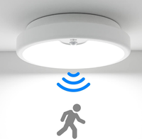 LED Deckenleuchte Mit Bewegungsmelder Batteriebetrieben 18Cm Lampe Innen