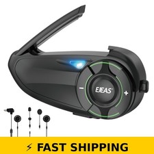 EJEAS Q8 Motorcycle Bluetooth 5.1 Intercom Headset - 1 Pack