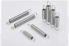 Stainless Extension Tension Springs with Hook Wire Diameter = 1.2mm  x 10pcs