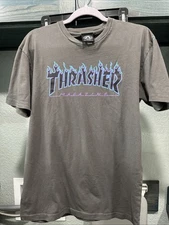 Thrasher Magazine T-Shirt San Francisco Skate Board, Size M