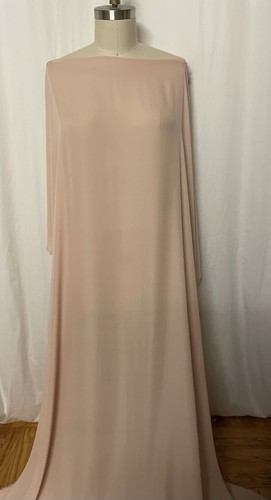 100% Luxurious Silk French Georgette Mauve Color Fabric 2.5 Long 56" Wide - Picture 7 of 12