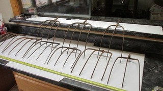 9 Old Pitch Fork Head 4 & 3 Tine Hay Prong Primitive Garden Tool