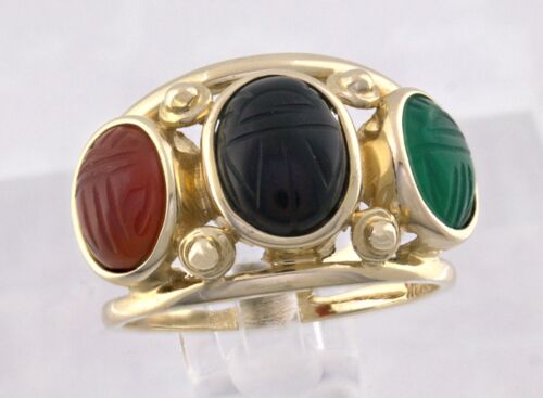 Chalcedony, 14K Yellow Gold Ring - Picture 2 of 10