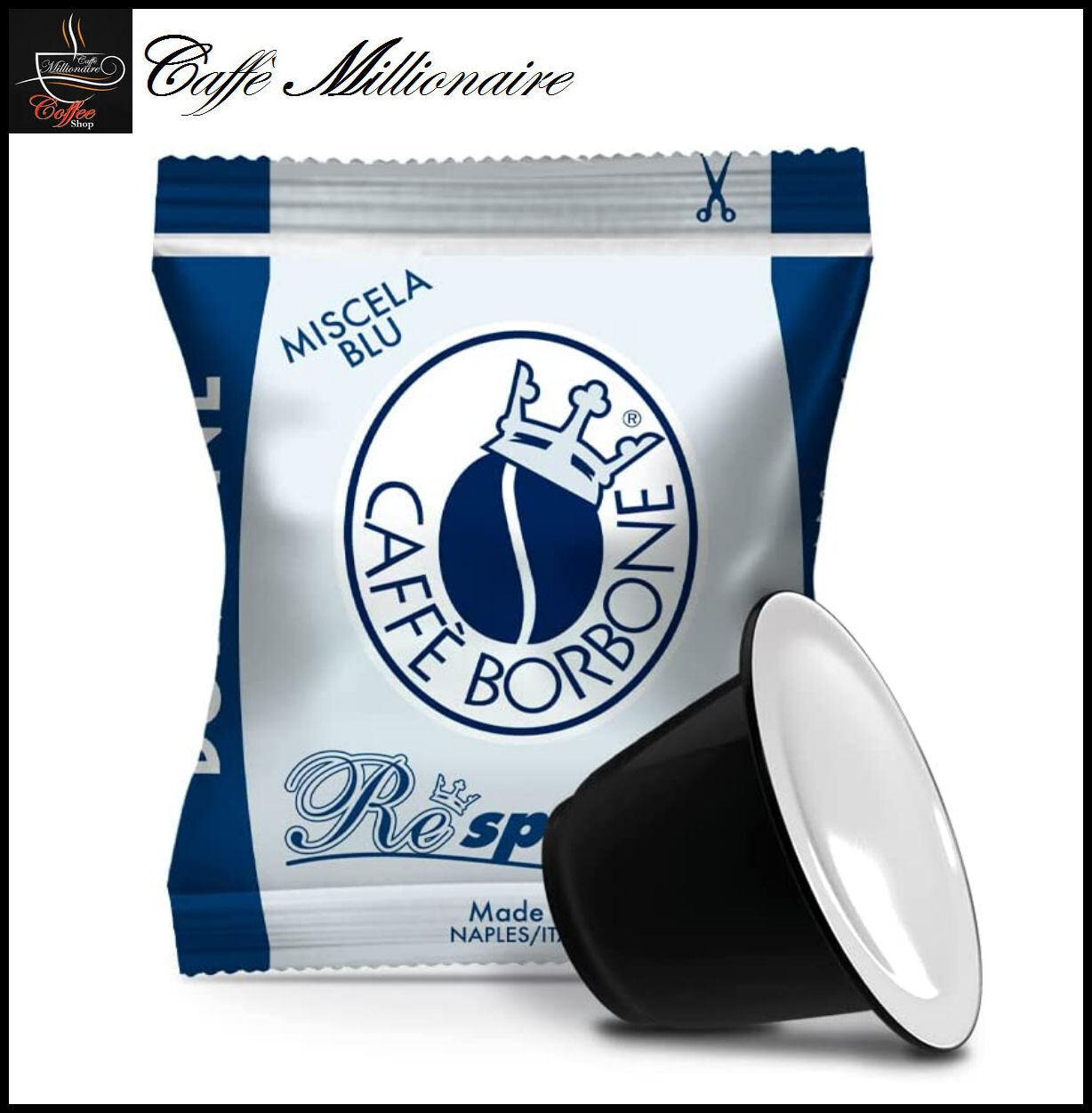 Capsule Caffè Borbone Respresso Miscela Blu 5 gr foto 4