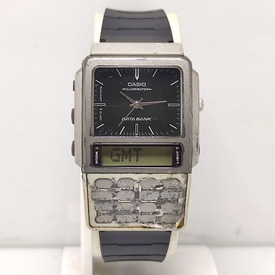 Casio Illuminator ABC-30 Data Bank Module 2332 Vintage Men's Watch