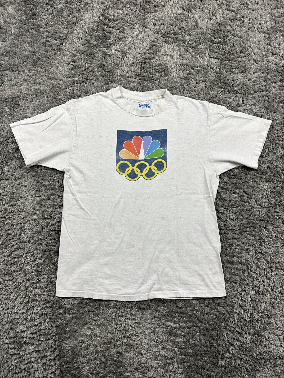 Vintage NBC 1988 Olympics Seoul t shirt adult Large Gem