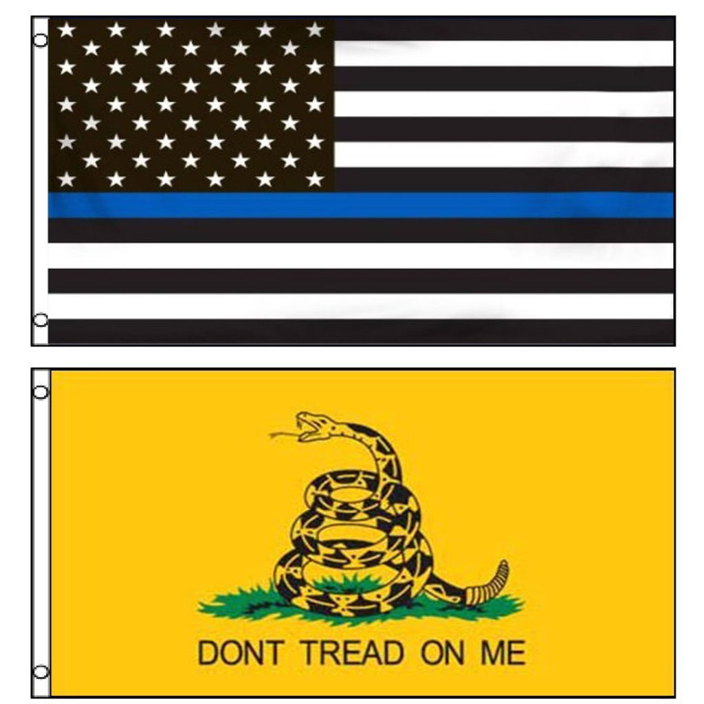 Wholesale Lot Of 10 Gadsden 'Don't Tread On Me' Flags – 3x5 Ft Nylon, Tea Party Design